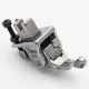 Piciorus compensator dreapta ingust cu rola zimtata de metal, pentru masini industriale de cusut simple cu 1 ac, 1/16" (1.6mm)