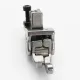 Piciorus compensator dreapta ingust cu rola dintata de metal, pentru masini industriale de cusut simple cu 1 ac, 1/32" (1mm)
