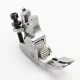 Piciorus presor reglabil cu rola dintata de metal pentru masini industriale de cusut cu taiere a marginilor, 1/4" (6mm)