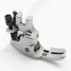 Piciorus presor reglabil cu rola de silicon pentru masini industriale de cusut cu taiere a marginilor, 1/8" (3mm)