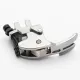 Piciorus presor reglabil cu rola zimtata de metal pentru masini industriale de cusut cu taiere a marginilor, 1/8" (3mm)