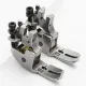 Piciorus presor reglabil cu rola de silicon pentru masini industriale de cusut cu taiere a marginilor, 3/16" (5mm)