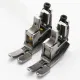 Piciorus presor reglabil cu rola de silicon pentru masini industriale de cusut cu taiere a marginilor, 3/16" (5mm)