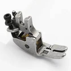 Piciorus presor reglabil cu rola de silicon pentru masini industriale de cusut cu taiere a marginilor, 3/16" (5mm)