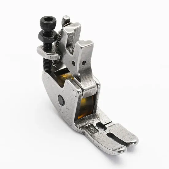 Piciorus presor reglabil cu rola de silicon pentru masini industriale de cusut cu taiere a marginilor, 3/16" (5mm)