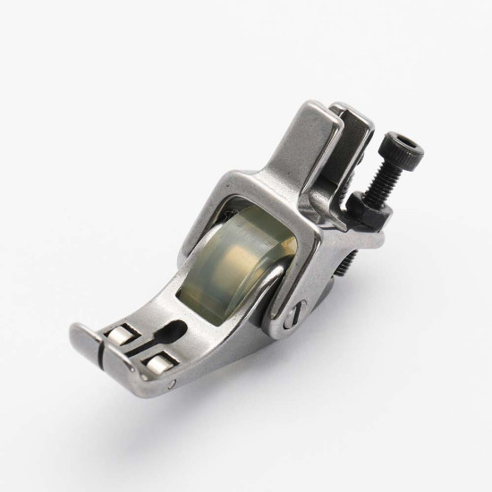 Piciorus presor cu rola de silicon reglabila si talpa lunga pentru masini industriale de cusut simple cu 1 ac