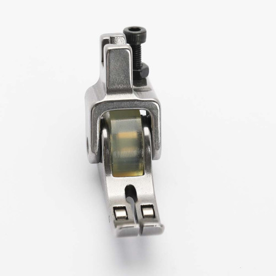 Piciorus presor cu rola de silicon reglabila si talpa lunga pentru masini industriale de cusut simple cu 1 ac