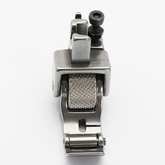 Piciorus presor cu rola zimtata de metal reglabila pentru masini industriale de cusut simple cu 1 ac