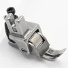 Piciorus reglabil cu rola dintata de metal pentru fermoar stanga, pentru masini industriale de cusut simple cu 1 ac