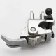Piciorus reglabil cu rola dintata de metal pentru fermoar stanga, pentru masini industriale de cusut simple cu 1 ac