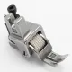 Piciorus reglabil cu rola zimtata de metal pentru fermoar stanga, pentru masini industriale de cusut simple cu 1 ac