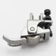 Piciorus reglabil cu rola zimtata de metal pentru fermoar stanga, pentru masini industriale de cusut simple cu 1 ac