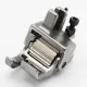 Piciorus compensator stanga lat cu rola dintata de metal si rola metalica pe talpa pentru masini industriale de cusut simple cu 1 ac
