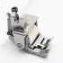 Piciorus compensator stanga lat cu rola dintata de teflon si rola metalica pe talpa pentru masini industriale de cusut simple cu 1 ac