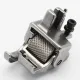 Piciorus compensator stanga lat cu rola zimtata de metal si rola metalica pe talpa pentru masini industriale de cusut simple cu 1 ac