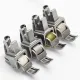 Piciorus reglabil cu rola de silicon pentru fermoar dreapta, pentru masini industriale de cusut simple cu 1 ac