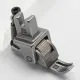 Piciorus reglabil cu rola dintata de metal pentru fermoar dreapta, pentru masini industriale de cusut simple cu 1 ac