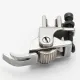 Piciorus reglabil cu rola dintata de metal pentru fermoar dreapta, pentru masini industriale de cusut simple cu 1 ac