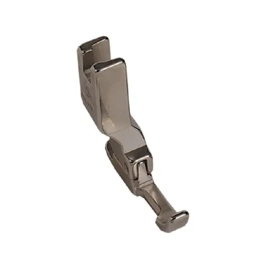 Piciorus de fermoar stanga ingust cu transport concomitent prin tija de ac pentru masini industriale de cusut simple cu 1 ac, latime talpa 5mm