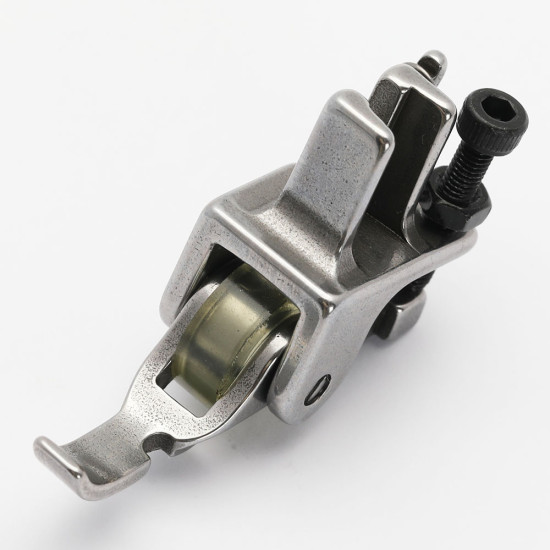 Piciorus cu rola de silicon pentru cusut fermoar pe partea dreapta, pentru masini industriale de cusut simple cu 1 ac