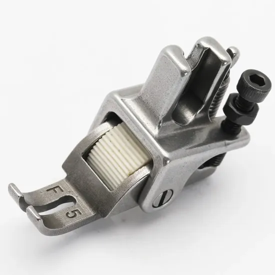 Piciorus simplu ingust cu rola dintata de teflon pentru masini industriale de cusut simple cu 1 ac