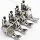 Piciorus reglabil cu rola de silicon si canal pe partea stanga pentru piping, pentru masini industriale de cusut simple cu 1 ac, latime canal 3mm