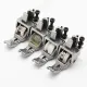Piciorus reglabil cu rola de silicon si canal pe partea stanga pentru piping, pentru masini industriale de cusut simple cu 1 ac, latime canal 3mm