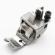Piciorus reglabil cu rola dintata de metal si canal pe partea stanga pentru piping, pentru masini industriale de cusut simple cu 1 ac, latime canal 6mm