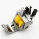 Piciorus reglabil cu rola dintata de teflon si canal pe partea dreapta pentru piping, pentru masini industriale de cusut simple cu 1 ac, latime canal 6mm