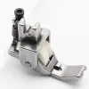 Piciorus reglabil cu rola dintata de teflon si canal pe partea dreapta pentru piping, pentru masini industriale de cusut simple cu 1 ac, latime canal 3mm
