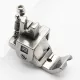 Piciorus reglabil cu rola dintata de teflon si canal pe partea dreapta pentru piping, pentru masini industriale de cusut simple cu 1 ac, latime canal 5mm
