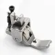 Piciorus reglabil cu rola zimtata de metal si canal pe partea dreapta pentru piping, pentru masini industriale de cusut simple cu 1 ac, latime canal 3mm