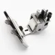 Piciorus presor cu rola dintata de teflon si tub pentru atasat siret, elastic sau banda cu latimea de pana la 5cm, pentru masini industriale de cusut simple cu 1 ac