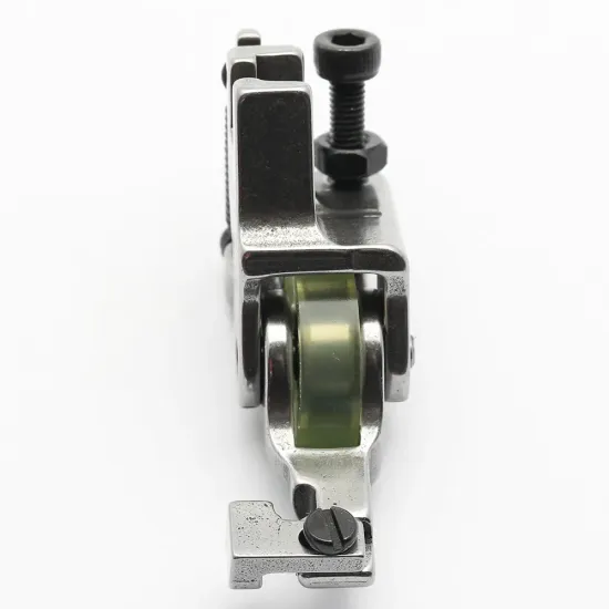 Piciorus reglabil cu rola de silicon pentru cusut fermoar ascuns, pentru masini industriale de cusut simple cu 1 ac