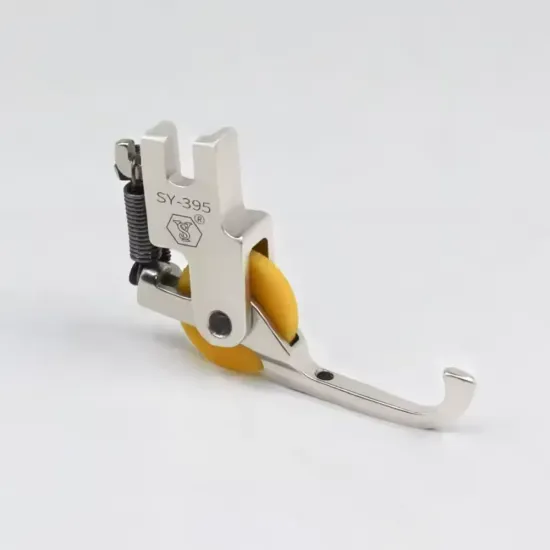 Piciorus cu rola dintata de teflon pentru cusut paiete, pentru masini industriale de cusut simple cu 1 ac