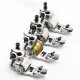 Piciorus presor cu rola dintata de metal si ghidaj reglabil pentru masini industriale tip uberdeck de cusut acoperire cu 3 ace, distanta intre ace 6,4mm