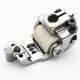 Piciorus presor cu rola dintata de teflon si ghidaj reglabil pentru masini industriale tip uberdeck de cusut acoperire cu 3 ace, distanta intre ace 5,6mm