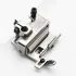 Piciorus presor cu rola dintata de metal si ghidaj reglabil pentru masini industriale tip uberdeck de cusut acoperire cu 3 ace si 5 fire, distanta intre ace 5,6mm