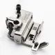 Piciorus presor cu rola dintata de metal si ghidaj reglabil pentru masini industriale tip uberdeck de cusut acoperire cu 3 ace si 5 fire, distanta intre ace 6,4mm