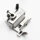 Piciorus presor cu rola dintata de teflon si ghidaj reglabil pentru masini industriale tip uberdeck de cusut acoperire cu 3 ace si 5 fire, distanta intre ace 5,6mm