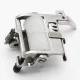 Piciorus presor cu rola dintata de teflon si ghidaj reglabil pentru masini industriale tip uberdeck de cusut acoperire cu 3 ace si 5 fire, distanta intre ace 6,4mm