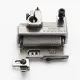 Piciorus presor cu rola zimtata de metal si ghidaj reglabil pentru masini industriale tip uberdeck de cusut acoperire cu 3 ace si 5 fire, distanta intre ace 6,4mm