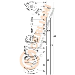 Graifer rotativ vertical de mare capacitate Cerliani