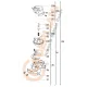 Graifer rotativ vertical cu taiere de fir Cerliani