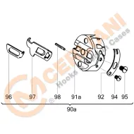 Suveica pentru masini de cusut industriale cu graifer rotativ tip Wheeler & Wilson, Cerliani