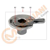 Suveica pentru masini de cusut industriale cu graifer rotativ orizontal de mare capacitate, Cerliani