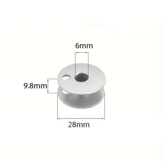 Mosorel din aluminiu pentru masini industriale de cusut liniare cu doua ace si graifer marit