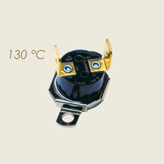 Termostat tip disc cu guler si aripioare verticale, 130°C