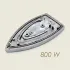 Rezistenta pentru fier de calcat Lelit, 800W