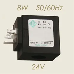 Bobina electrovalva ODE 8W, 24V